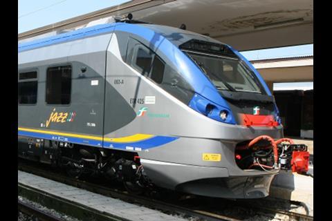 Trentialia has ordered a further 27 Alstom Coradia Meridian regional electric multiple-units.